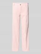 Cambio Cropped Jeans mit Bügelfalten und Eingrifftaschen in Rose, Größ...