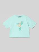 Mayoral T-Shirt mit Motiv und 1/2-Arm in Mint, Größe 104