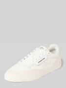 Copenhagen Sneaker aus echtem Leder mit Logo-Detail in Weiss, Größe 40