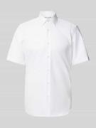 BOSS Regular Fit Business-Hemd mit 1/2-Arm Modell 'Joe' in Weiss, Größ...