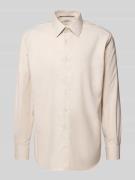 ETERNA Regular Fit Business-Hemd mit Kentkragen in Sand, Größe 39