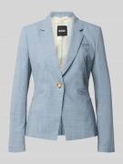 BOSS Slim Fit Kurzblazer aus reiner Schurwolle Modell 'JIA9' in Hellbl...