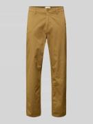 Blend Chino mit Eingrifftaschen Modell 'MADDOX' in Camel, Größe 29/30