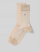Tommy Hilfiger Socken aus Baumwoll-Mix im 2er-Pack in Sand, Größe 39-4...