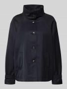 Fuchs Schmitt Jacke mit Stehkragen und Ärmelriegeln in Marine, Größe 3...