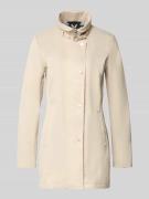 Fuchs Schmitt Trenchcoat mit Stehkragen und Eingrifftaschen in Kitt, G...