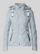 Gil Bret Jacke mit Stehkragen und Reißverschlusstaschen in Hellblau, G...