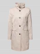 Gil Bret Kurzmantel mit Stehkragen und Pattentaschen in Beige, Größe 3...