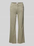 Cambio Jeans mit Fransen Modell 'FRANCESCA' in Oliv, Größe 32
