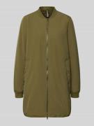 camel active Jacke mit Zweiwege-Reißverschluss in Oliv, Größe 34