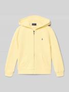 Polo Ralph Lauren Teens Regular Fit Sweatjacke aus Baumwoll-Mix in Hel...
