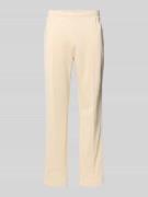 Lacoste Regular Fit Sweatpants mit Baumwoll-Anteil in Beige Melange, G...