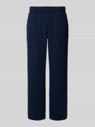 Lacoste Loose Fit Sweatpants aus reiner Baumwolle in Marine, Größe L