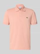 Lacoste Regular Fit Poloshirt aus Baumwoll-Mix in Altrosa, Größe L