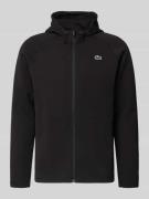 Lacoste Sport Regular Fit Sweatjacke mit Baumwoll-Anteil in Black, Grö...