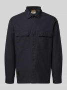 camel active Regular Fit Hemdjacke aus reiner Baumwolle in Marine, Grö...