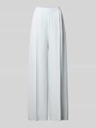 BOSS Weite Hose aus reiner Viskose Modell 'TIANA10' in Hellblau, Größe...
