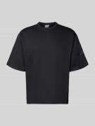 adidas Sportswear Relaxed Fit T-Shirt aus reiner Baumwolle in Black, G...