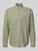 Gant Regular Fit Leinenhemd mit Baumwoll-Anteil Modell 'GINGHAM' in Ol...