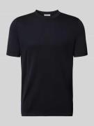 Profuomo Slim Fit T-Shirt aus reiner Baumwolle in Marine, Größe L