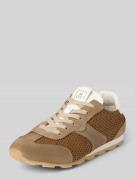 Marc O'Polo Low Top Sneaker aus Leder-Mix Modell 'FABIANA 4M' in Taupe...