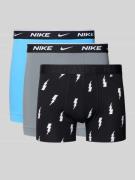 Nike Trunks mit Logo-Schriftzug Modell 'E-DAY' in Bleu, Größe L