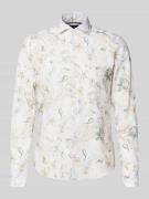 JOOP! Collection Slim Fit Business-Hemd aus Leinen-Mix Modell 'Pai' in...