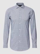 BOSS Slim Fit Business-Hemd mit Haifischkragen Modell 'Hank' in Marine...