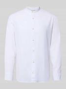 Jack & Jones Regular Fit Freizeithemd aus Baumwoll-Leinen-Mix in Weiss...