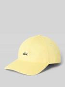 Lacoste Basecap aus reiner Baumwolle in Hellgelb, Größe 1