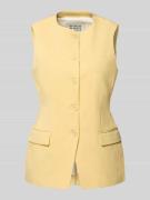 Scotch & Soda Weste aus Lyocell-Baumwoll-Mix mit Pattentaschen in Hell...