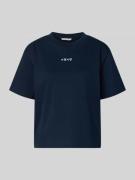 Tom Tailor Denim Boxy Fit T-Shirt aus reiner Baumwolle in Marine, Größ...