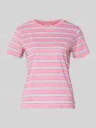 Tom Tailor Denim Regular Fit T-Shirt aus reiner Baumwolle in Pink, Grö...