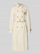 Tommy Hilfiger Slim Fit Trenchcoat aus reiner Baumwolle in Sand, Größe...