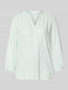 Tom Tailor Comfort Fit Langarmbluse aus reiner Viskose in Mint, Größe ...