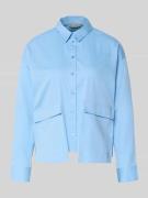 Smith and Soul Regular Fit Bluse mit Pattentaschen in Hellblau, Größe ...