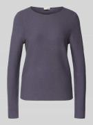 Marc O'Polo Regular Fit Strickpullover aus reiner Baumwolle in Violett...