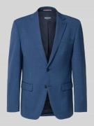 HECHTER PARIS Regular Fit 2-Knopf-Sakko mit Pattentaschen in Blau, Grö...