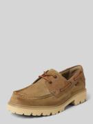 Clarks Bootsschuhe aus beschichtetem Leder Modell 'Cleyhill' in Sand, ...