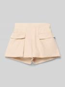 Mayoral Skort aus Baumwoll-Mix mit elastischem Bund in Sand, Größe 104