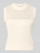 ARMANI EXCHANGE Pullunder mit Rundhalsausschnitt in Weiss, Größe L