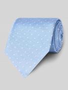 BOSS Seidenkrawatte mit Allover-Muster in Hellblau, Größe 1