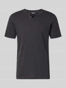 Jack & Jones T-Shirt aus Baumwolle Modell 'SPLIT' in Black, Größe L