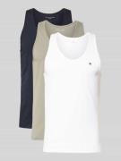 Tommy Hilfiger Regular Fit Tank Top aus reiner Baumwolle im 3er-Pack i...