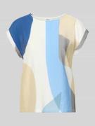 s.Oliver RED LABEL Regular Fit T-Shirt aus Viskose-Mix in Beige, Größe...