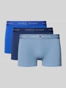 Tommy Hilfiger Trunks mit elastischem Bund mit Label-Intarsien im 3er-...