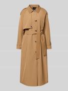 Fuchs Schmitt Trenchcoat mit Bindegürtel in Camel, Größe 36