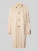 Fuchs Schmitt Mantel mit Ärmelriegeln in Kitt, Größe 36