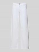Only Wide Leg Jeans aus Baumwoll-Mix Modell 'JUDY-O' in Weiss, Größe L