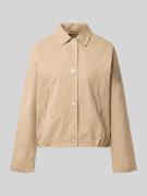 WHITE LABEL Blouson aus reiner Baumwolle in Cognac, Größe 34